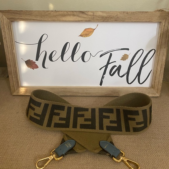 Fendi Zucca print woven shoulder strap - Picture 6 of 9